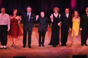 Finale-Jeffry Denman, Julia Murney, Ron Raines, Scott Siegel, Karen Akers, Noah Racey Photo